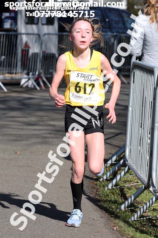 Girls under-15s Northern Athletics 5k Champs., Birkenhead Park. Photo: David T. Hewitson/Sports for All Pics